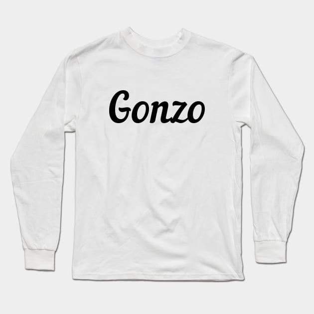 Gonzo (Hunter S. Thompson) Long Sleeve T-Shirt by The Journalist